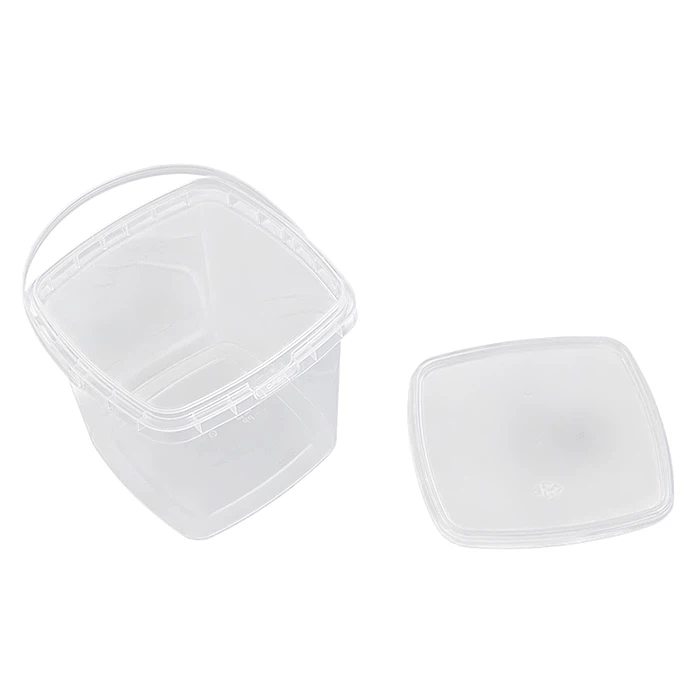 Δοχείο τροφίμων με τετράγωνο λεπτό-τοίχωμα